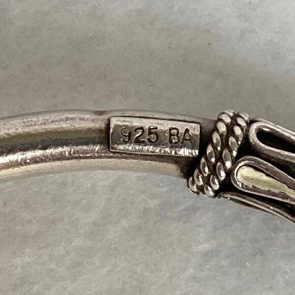 Suarti Sterling Silver 925 BA Indonesia Bali Beaded Round Bangle Bracelet 7.75" - Picture 16 of 16